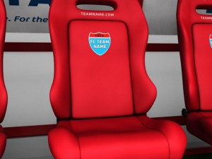 stadium seating reserve bench Modelo 3D