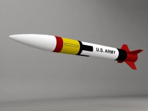 patriot missile rocket 3Dモデル