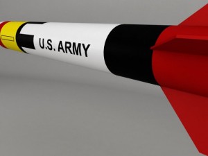 patriot missile rocket 3Dモデル
