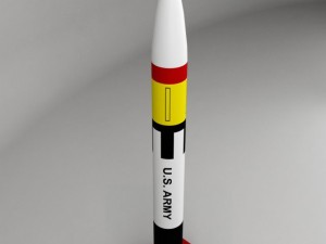 patriot missile rocket 3Dモデル