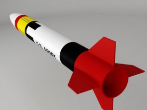 patriot missile rocket 3Dモデル