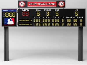 baseball scoreboard small 3D Model