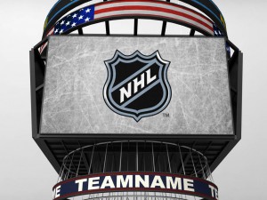 jumbotron squared scoreboard display 3D Model