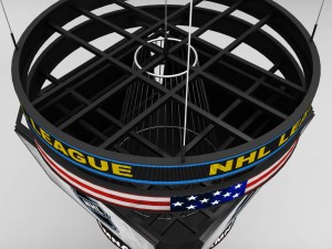 jumbotron squared scoreboard display 3D Model