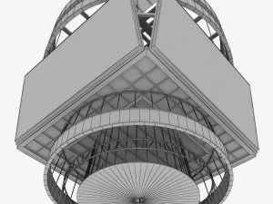 exibi&ccedil;&atilde;o de placar quadrado jumbotron Modelo 3D