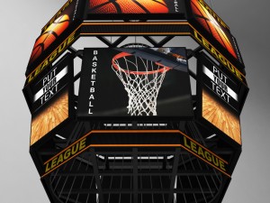 jumbotron scoreboard double Modello 3D