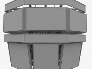 jumbotron scoreboard double Modello 3D
