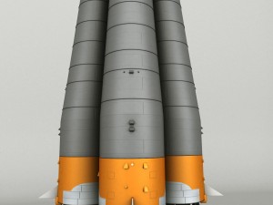 space launcher progress soyuz-fg 3D Model