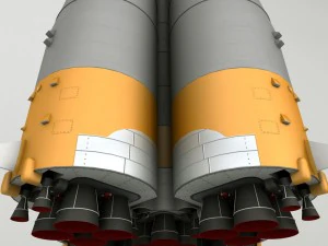 space launcher progress soyuz-fg 3D Model
