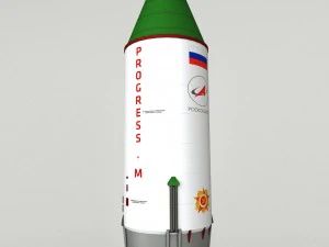 space launcher progress soyuz-fg 3D Model