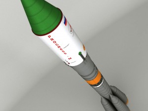 space launcher progress soyuz-fg 3D Model
