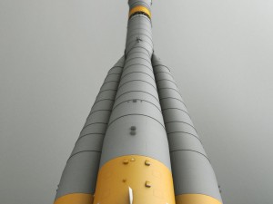 space launcher progress soyuz-fg 3D Model