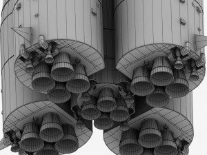 space launcher progress soyuz-fg 3D Model