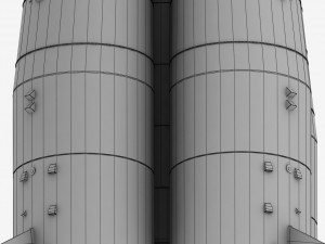 space launcher progress soyuz-fg 3D Model