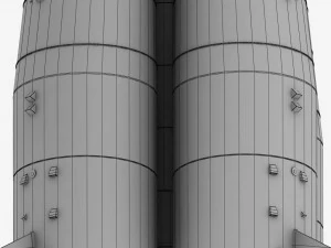 space launcher progress soyuz-fg 3D Model
