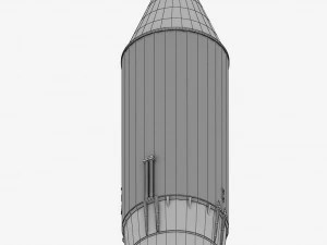 space launcher progress soyuz-fg 3D Model