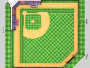 baseball stadium 3D Model