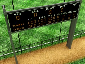 baseball stadium 3D Model
