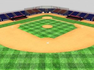 baseball stadium 3D Model