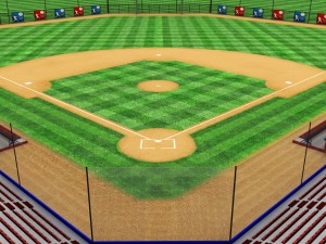 baseball stadium 3D Model