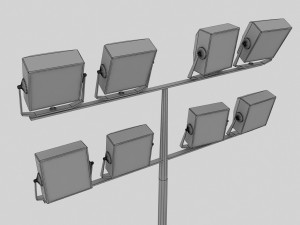 baseball stadium 3D Model