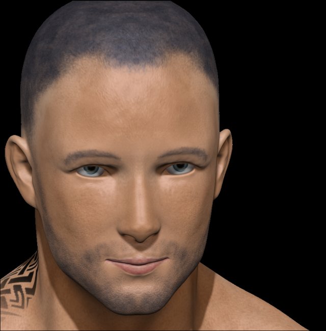male low poly ready with tattoos 3Dモデル .c4d .max .obj .3ds .fbx .stl .blend 