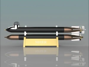 german manned torpedo neger 3D Model