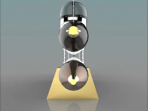 german manned torpedo neger 3D Model