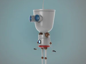 기계 인간 3D 모델