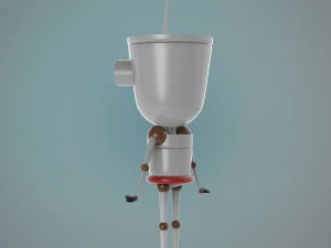 기계 인간 3D 모델