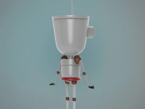 기계 인간 3D 모델