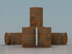 barrel set Modello 3D