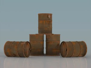 barrel set 3D Model