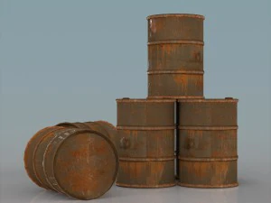 barrel set 3D Model
