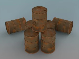 barrel set 3D Model