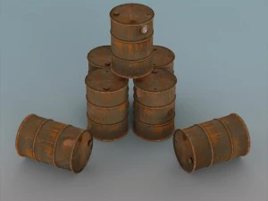barrel set 3D Model