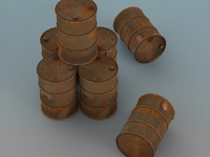 barrel set 3D Model