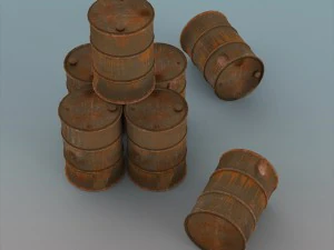 barrel set 3D Model