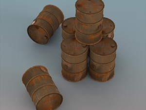 barrel set 3D Model