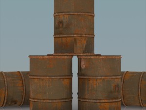 barrel set 3D Model