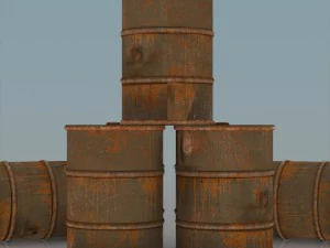 barrel set 3D Model