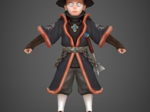toon character tsta Modello 3D
