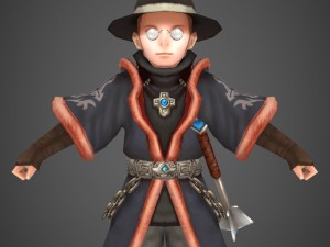 toon character tsta Model 3D