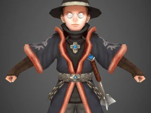 toon character tsta 3D Model