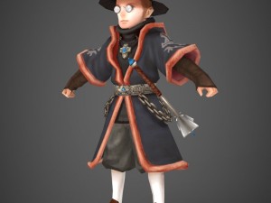 toon character tsta Model 3D