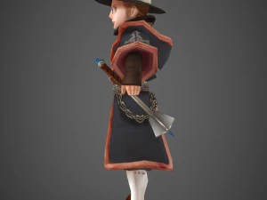 toon character tsta 3D Model