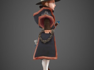 toon character tsta Model 3D