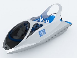 realistic speed boat Model 3D