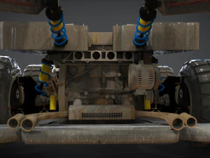 beat magnum trf com interior e detalhes do modo hot rod da m&aacute;quina Modelo 3D