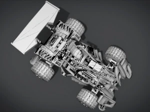 beat magnum trf com interior e detalhes do modo hot rod da m&aacute;quina Modelo 3D